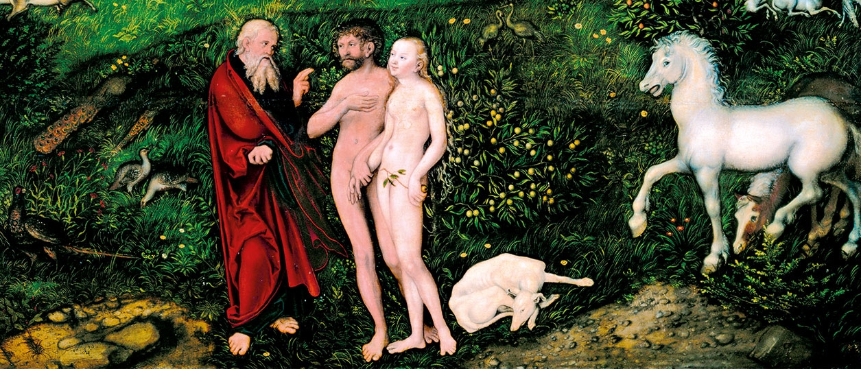 Adam et Eve au paradis, Lucas Cranach l'Ancien | Musée d'art et d'histoire de Vienne 