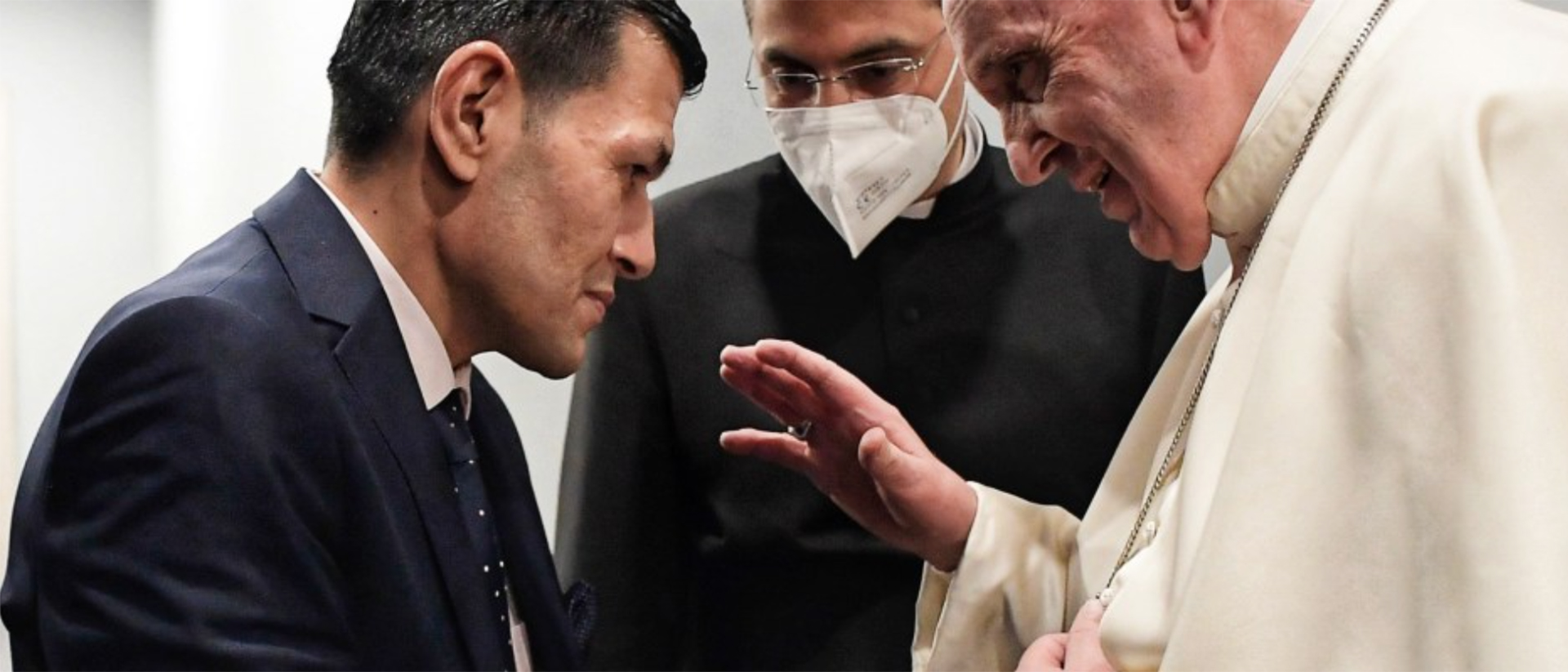 Le pape François a rencontré Abdullah Kurdi, le père du petit Alan, dont la photo du corps sans vie avait fait le tour du monde en 2015 | @ Vatican Media