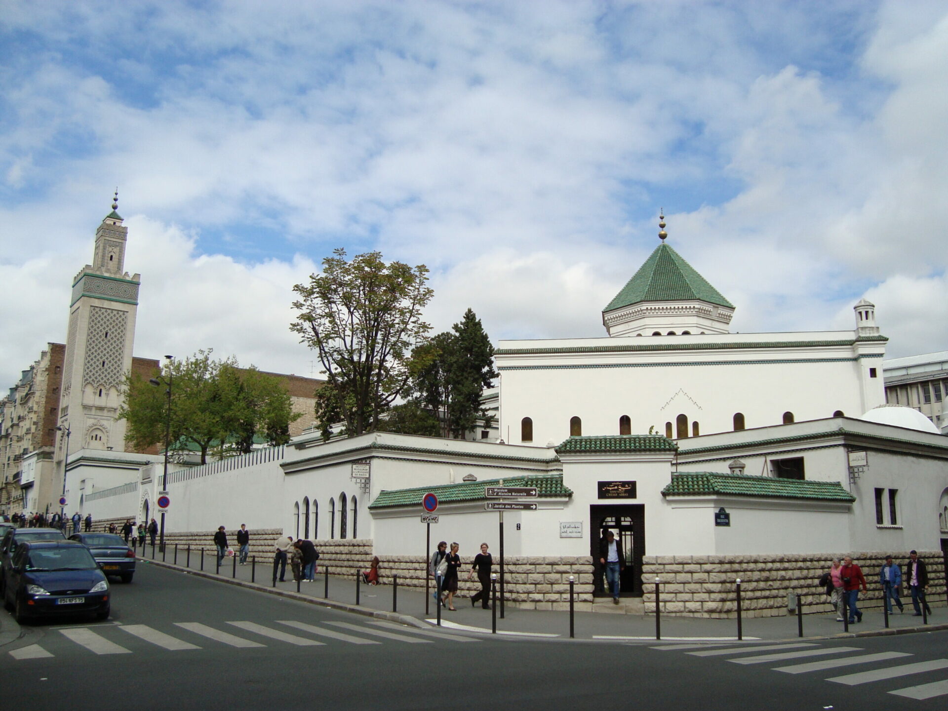 La Grande Mosquée de Paris  | wikimedia commons  	LPLT