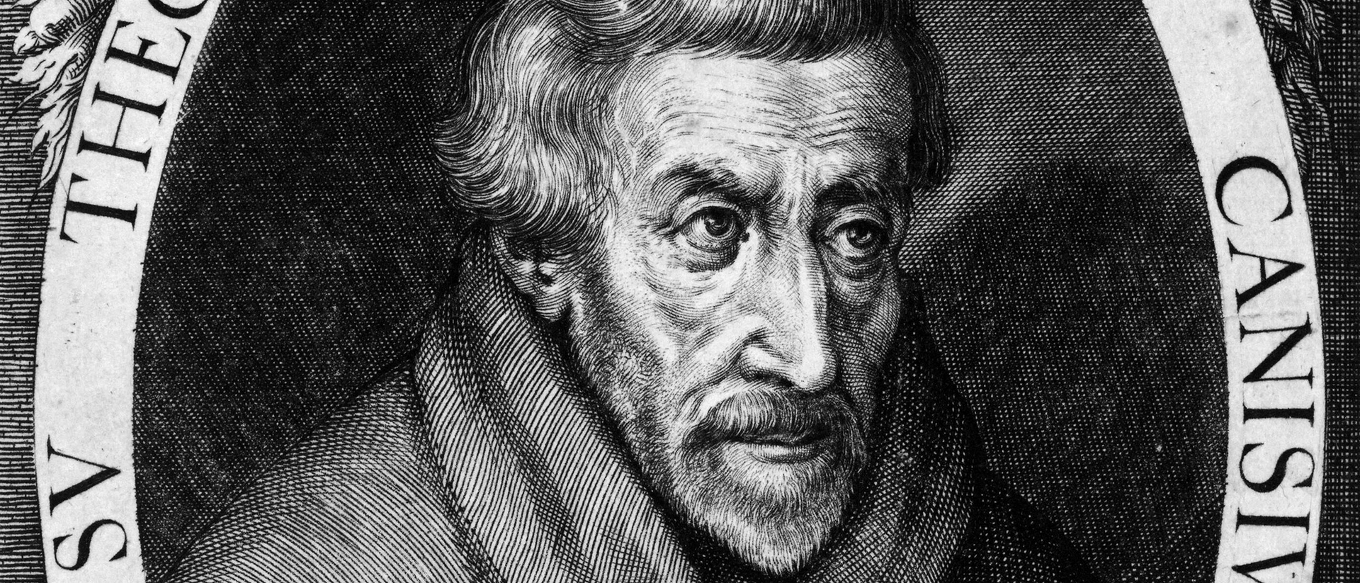 Pierre Canisius, gravure sur cuivre de D. Custos vers 1600 