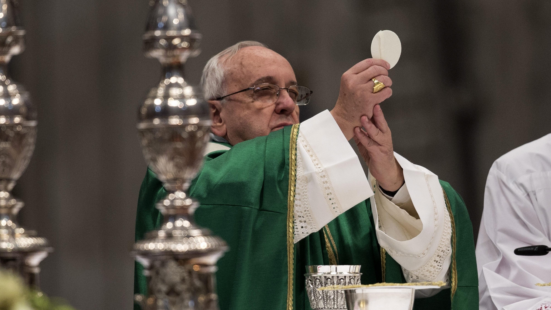 Pape François, basilique Saint-Pierre, 15.02.15 | © Keystone