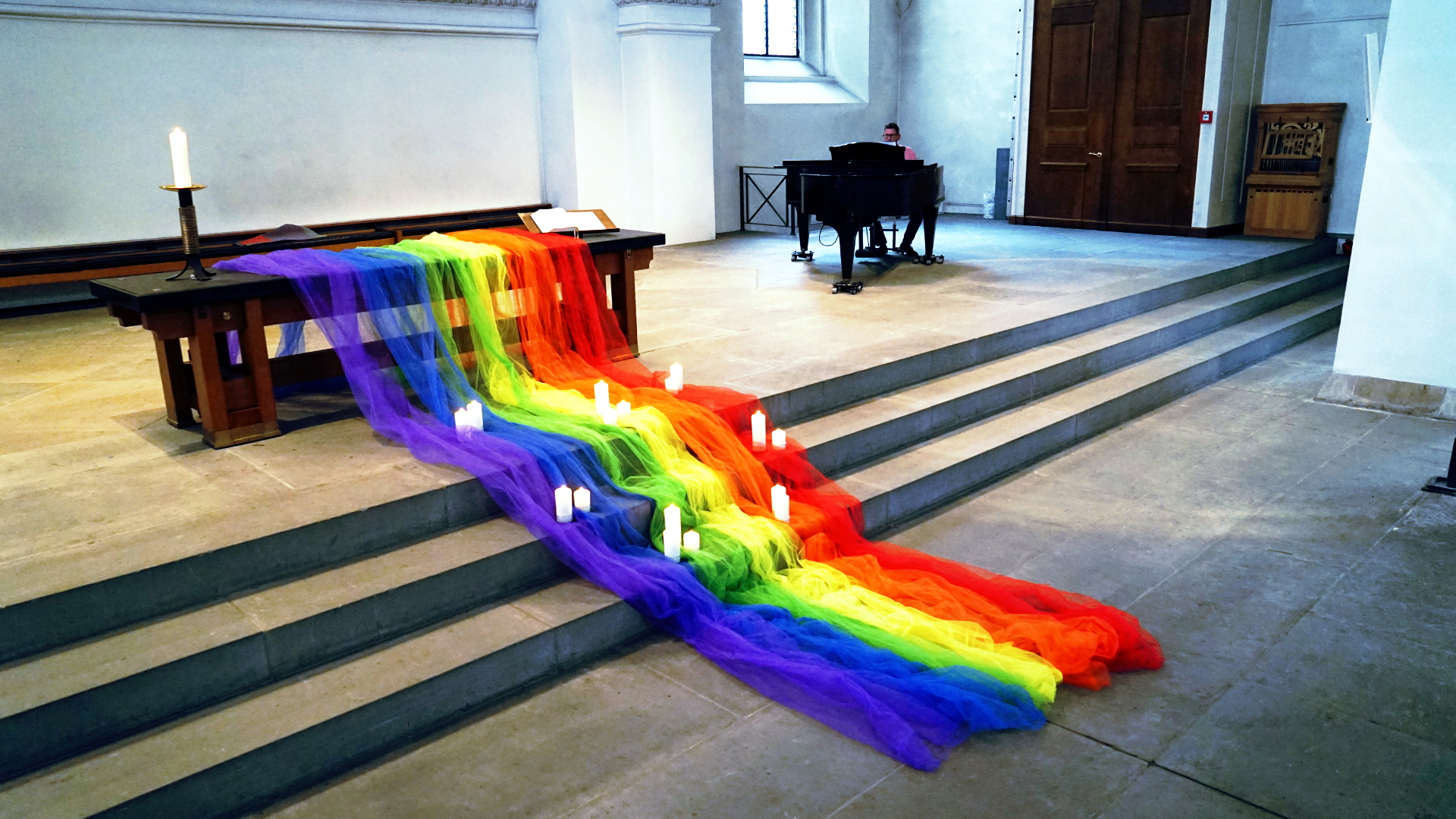 Un service religieux, lors de la gay-pride à Zurich | | © Georges Scherrer, kath.ch 