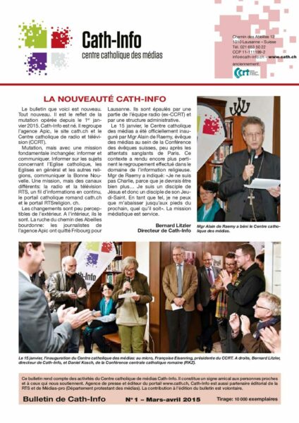 La nouveauté Cath-Info