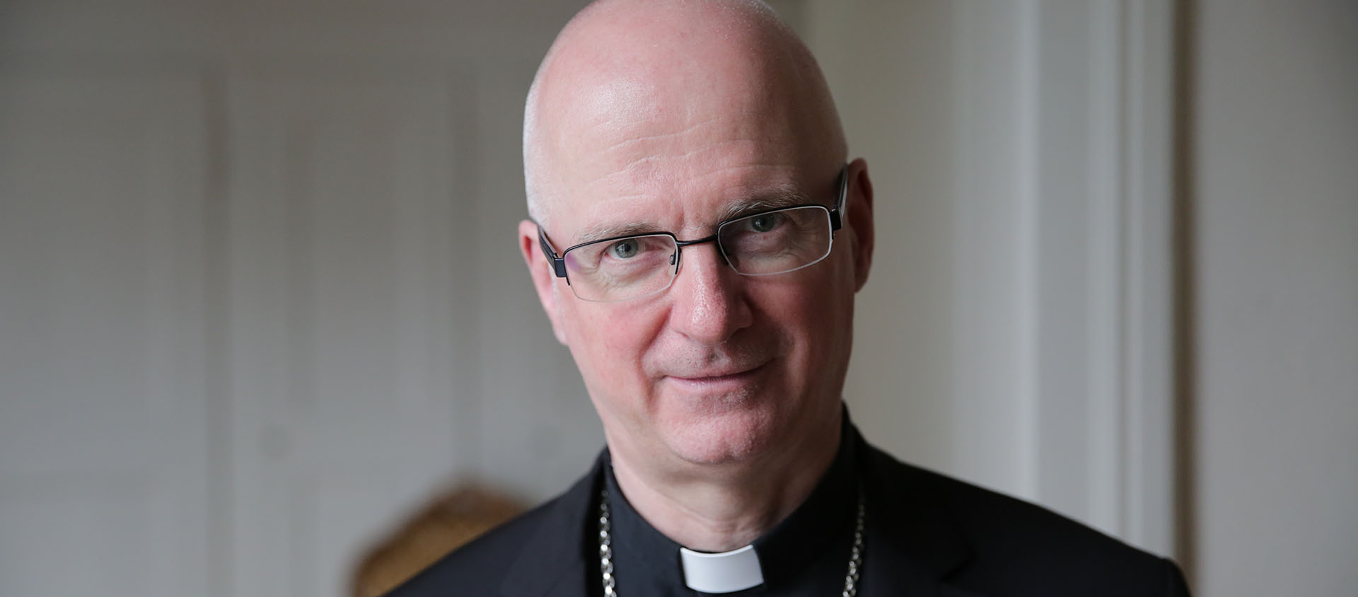 Mgr Charles Morerod a reçu cath.ch à l'évêché | © Bernard Hallet