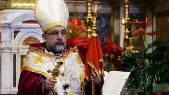 L'archevêque arménien catholique d’Alep Boutros Marayati, | Vatican Media