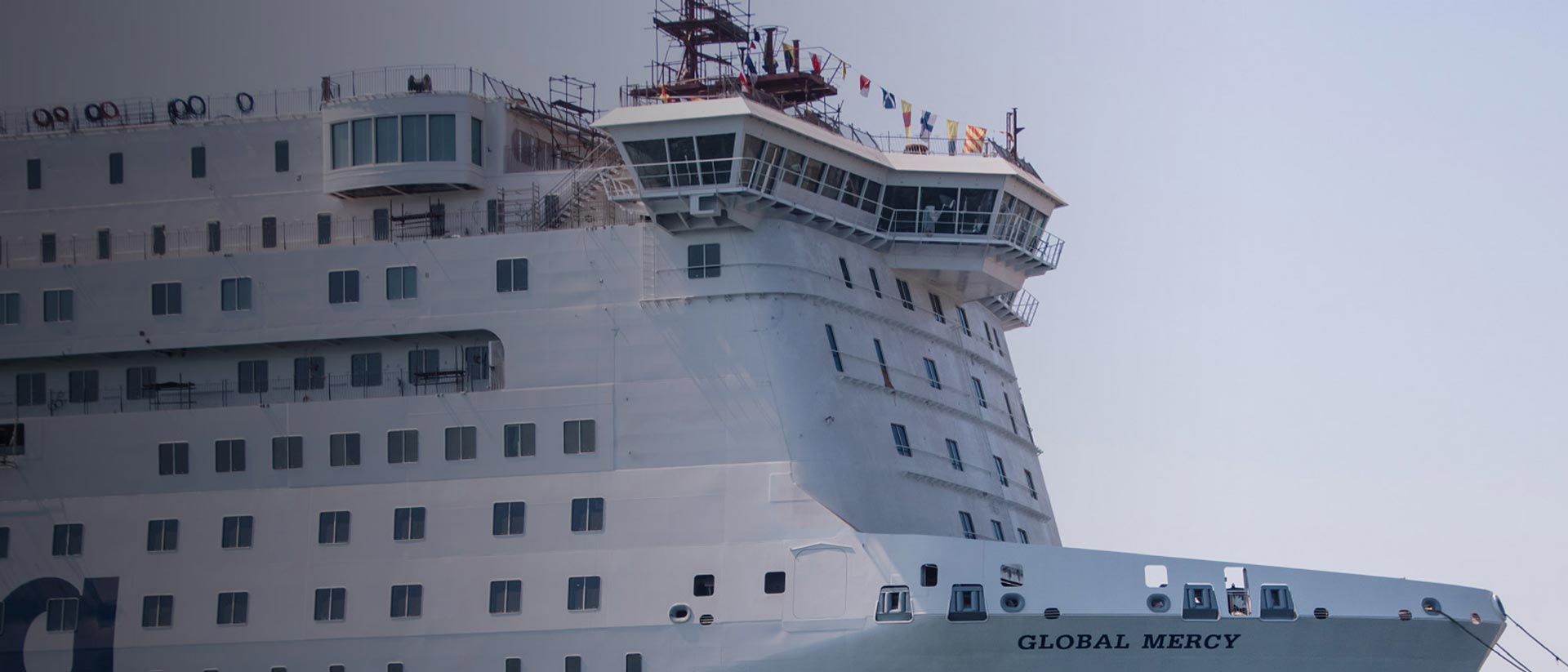 Le Global Mercy, le nouveau navire-hôpital de l'ONG Mercyship a passé les derniers tests avant sa mise en service en 2022 et sa première mission, prévue au Sénégal | © mercyships.ch