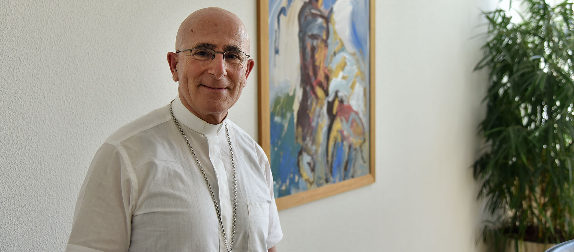 Mgr Joseph Bonnemain est depuis 100 jours sur le siège de Coire | © Raphaël Zbinden