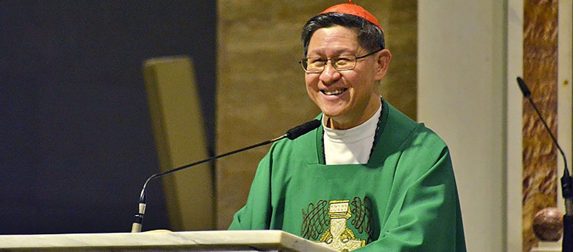 Le 'pape rouge' actuel Le cardinal Luis Antonio Tagle est le deuxième Philippin à diriger une congrégation de la curie romaine | © Vatican Media