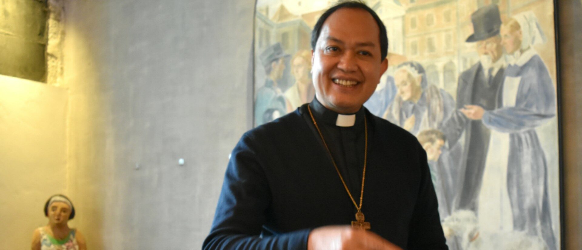 Mgr Pablo Virgilio David, évêque de Caloocan, aux Philippines | © Jacques Berset