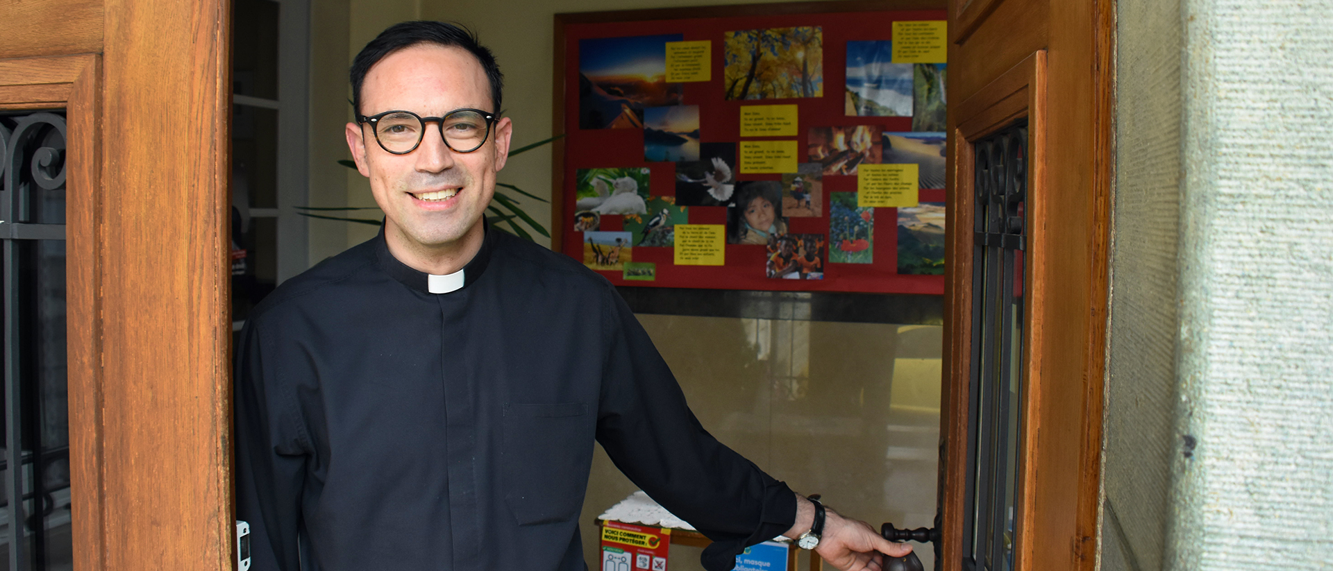 Ricardo Fuentes, à l'accueil du séminaire Redemptoris Mater de Fribourg | © Grégory Roth