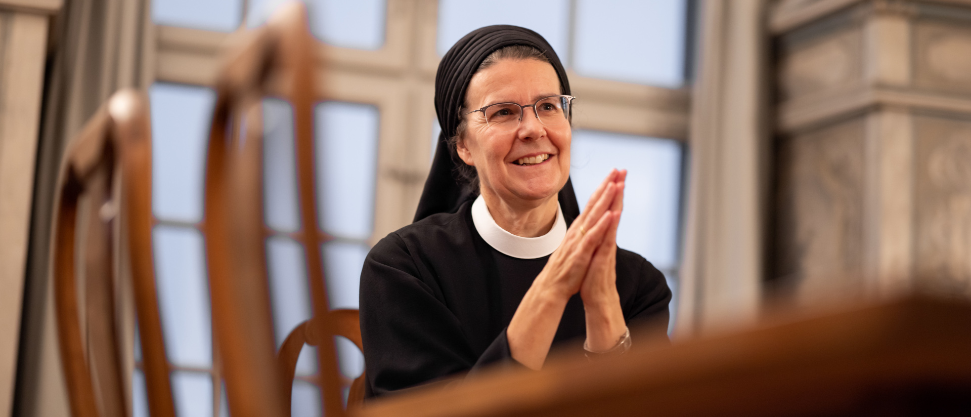 Irene Gassmann est prieure du couvent de Fahr (AG) depuis 2003 | © Christian Merz
