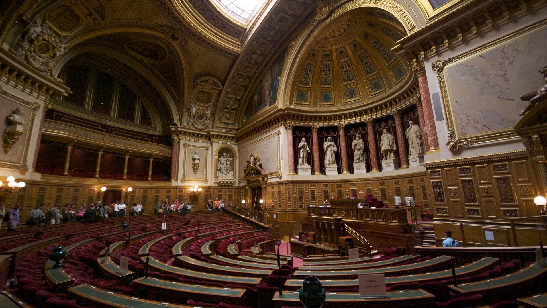 La salle du Sénat français au palais du Luxembourg | Wikimedia commons / CC BY-SA 3.0