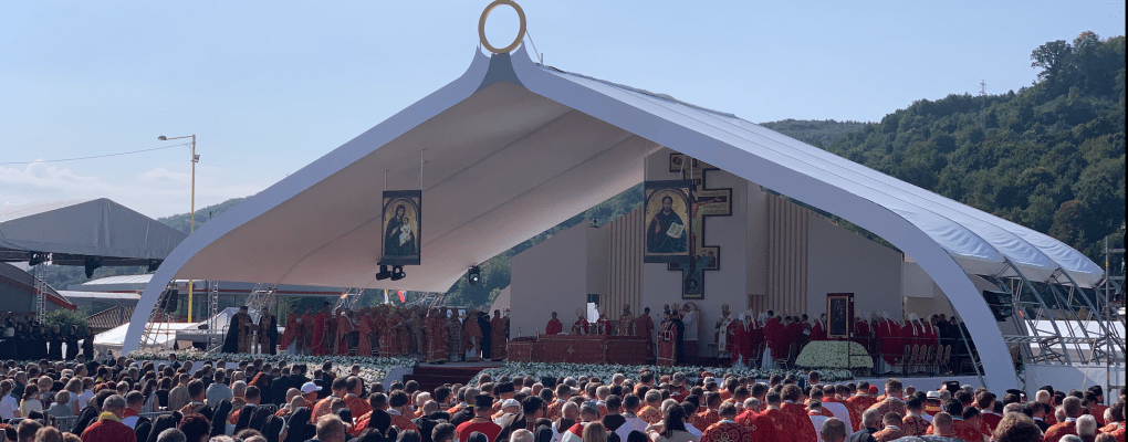 La pape célèbre une messe en rite byzantin | © I.Media images / Arthur Herlin