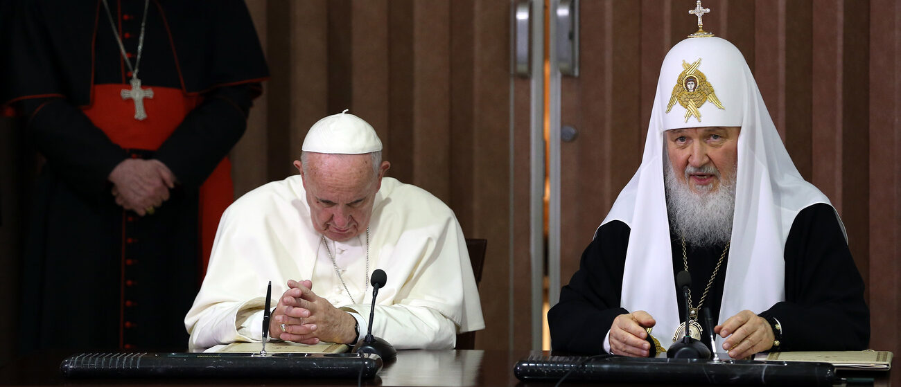 Le pape François avait rencontré le patriarche Cyrille à Cuba en 2016 | © Alejandro Ernesto/Pool photo via AP/Keystone