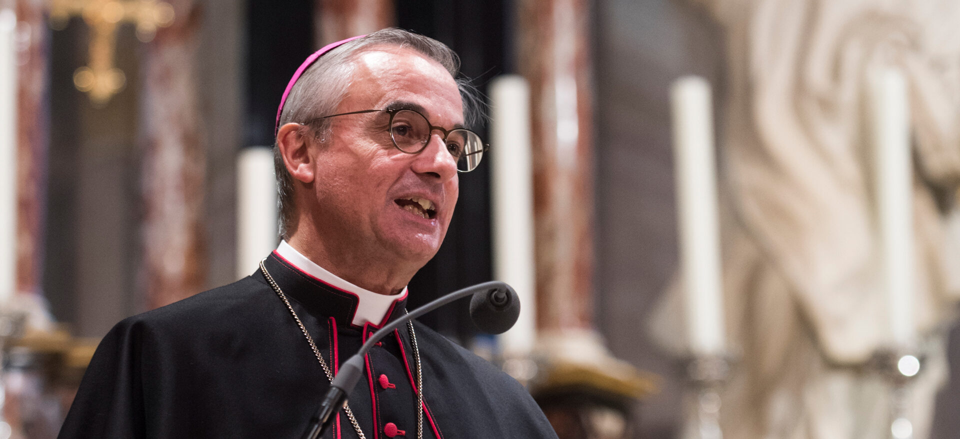 Mgr Valerio Lazzeri, évêque de Lugano | Alessandro Crinari 
(Diocesi Lugano)