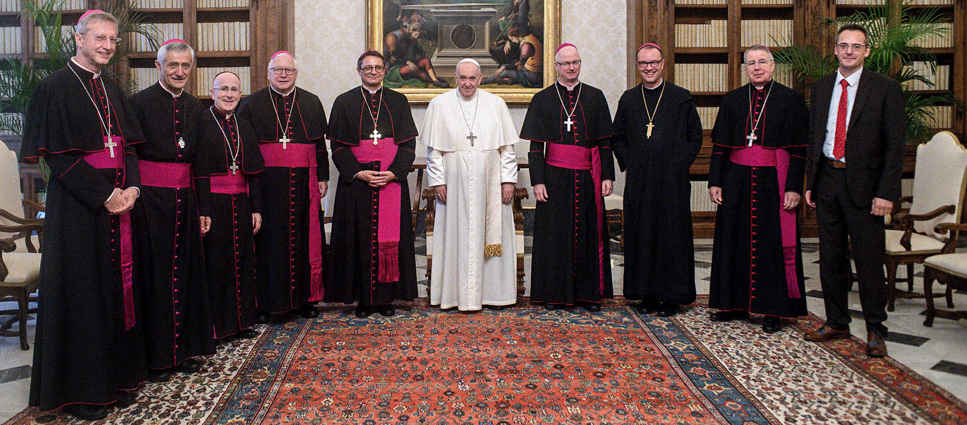 Les évêque suisses ont rencontré le pape pendant deux heures | © KNA