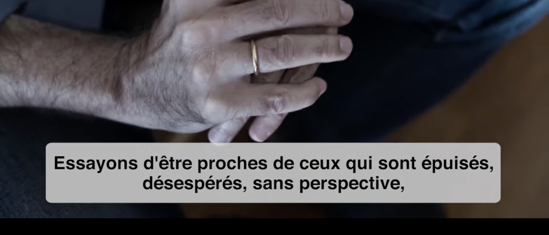 La vidéo de prière du pape pour novembre 2021 aborde la santé psychique (capture d'écran Réseau mondial de prière du pape)