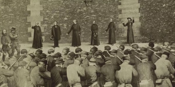 Les cinq prêtres furent fusillés le 26 mai 1871 lors de la Commune de Paris
