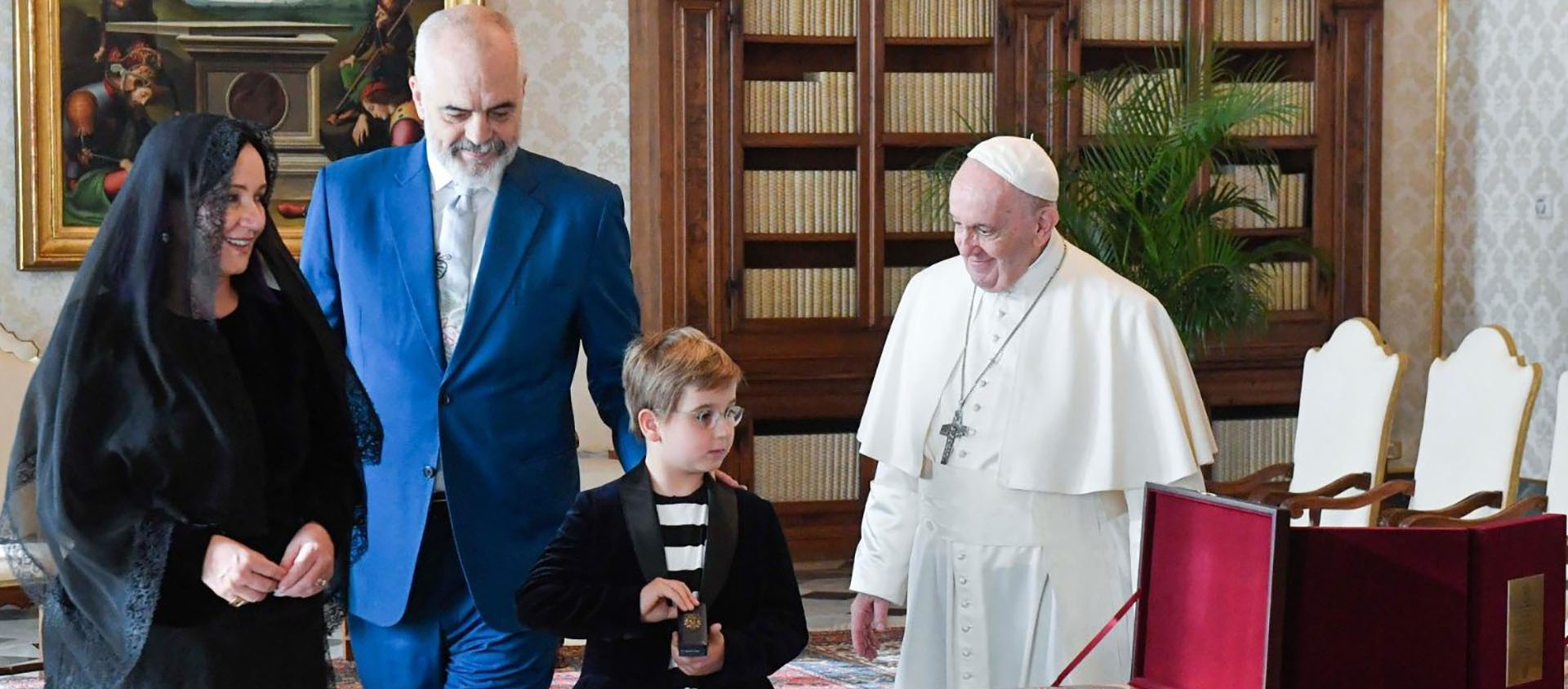 Le pape François a reçu le Premier ministre albanais pendant plus d'une heure | © Vatcian Media