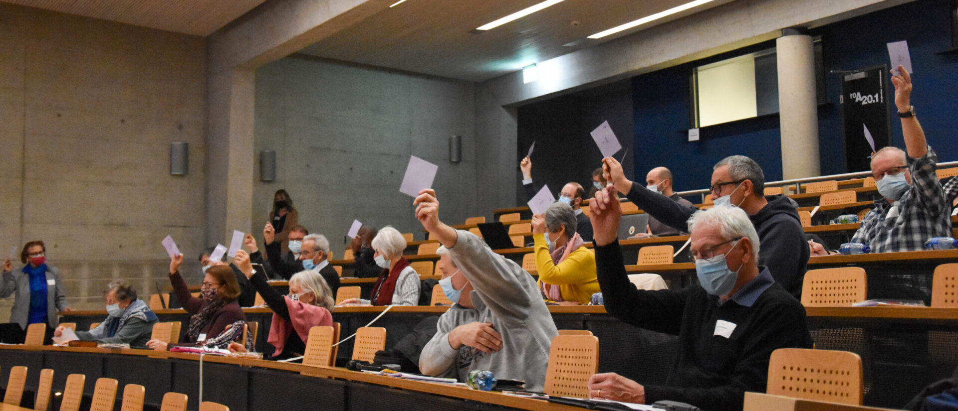 L’Assemblée de la CEC a eu lieu à la Haute École d’Ingénierie et d’Architecture de Fribourg | © Véronique Benz