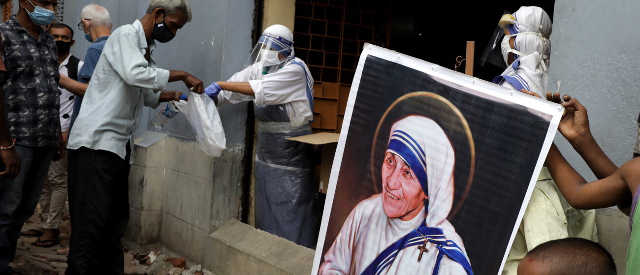 Les Missionnaires de la Charité mènent de nombreuses actions caritatives dans toute l'Inde | © EPA/PIYAL ADHIKARY/Keystone