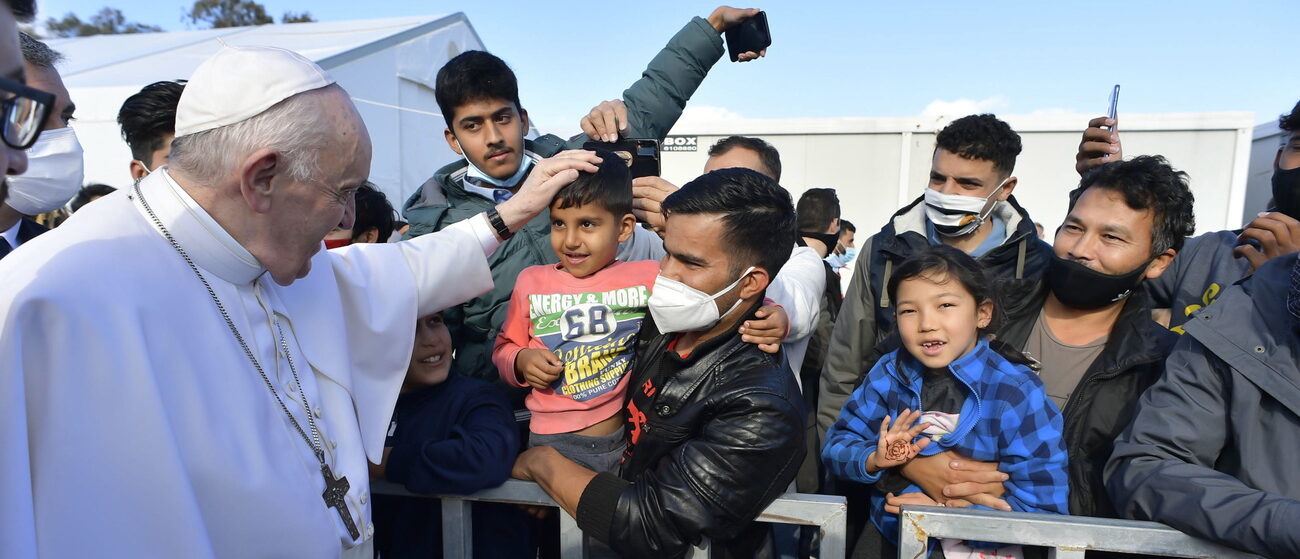 Lors de son voyage à Chypre et en Grèce, le pape François a rencontré des migrants | © EPA/VATICAN MEDIA/Keystone