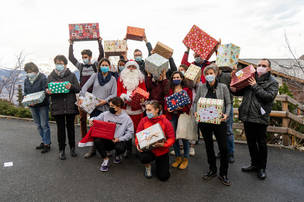 Lors de la première édition, 1'700 "Christmas box" ont été acheminées à la Maison de la diaconie, à Sion (VS) | © Maison de la diaconie