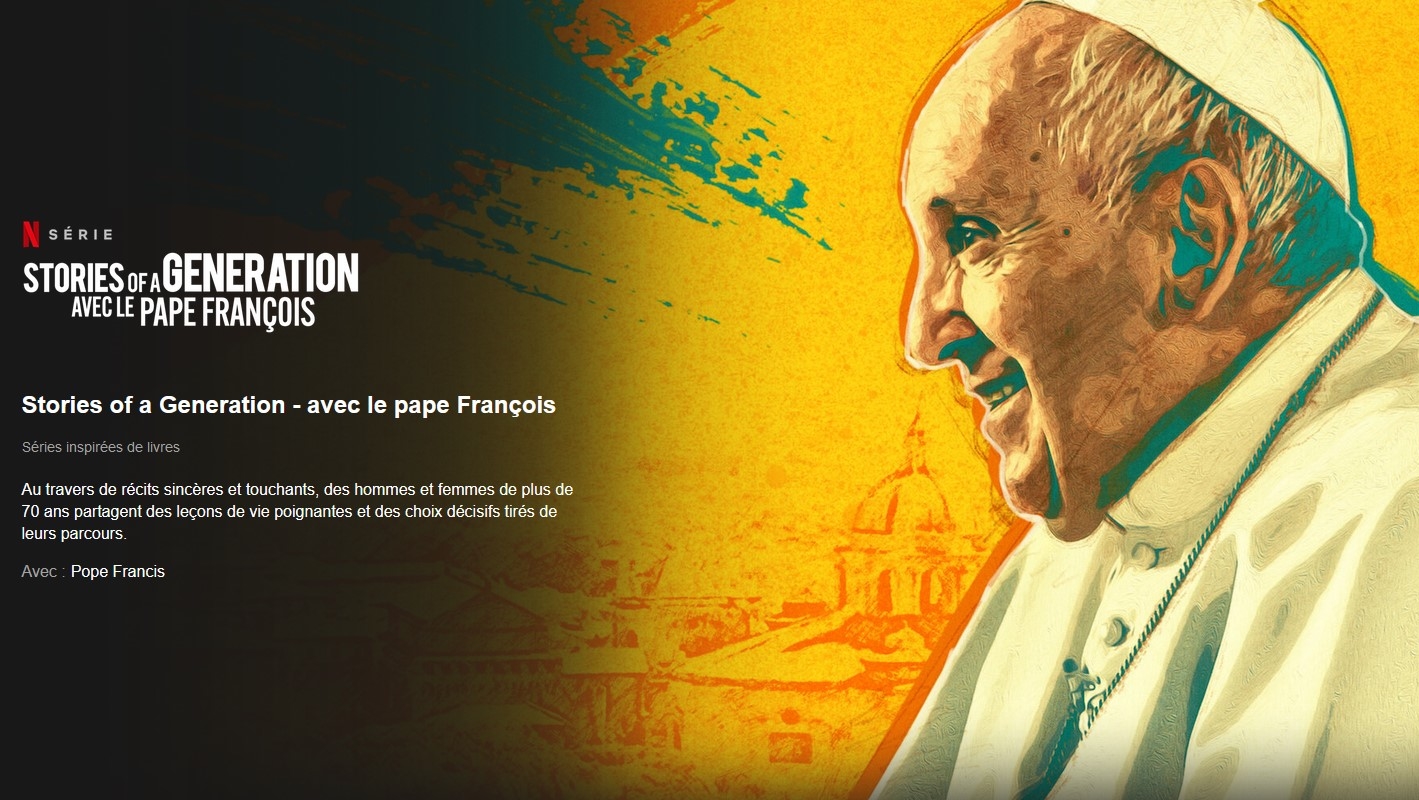 Le pape François a donné une série d'entretiens pour Netflix 