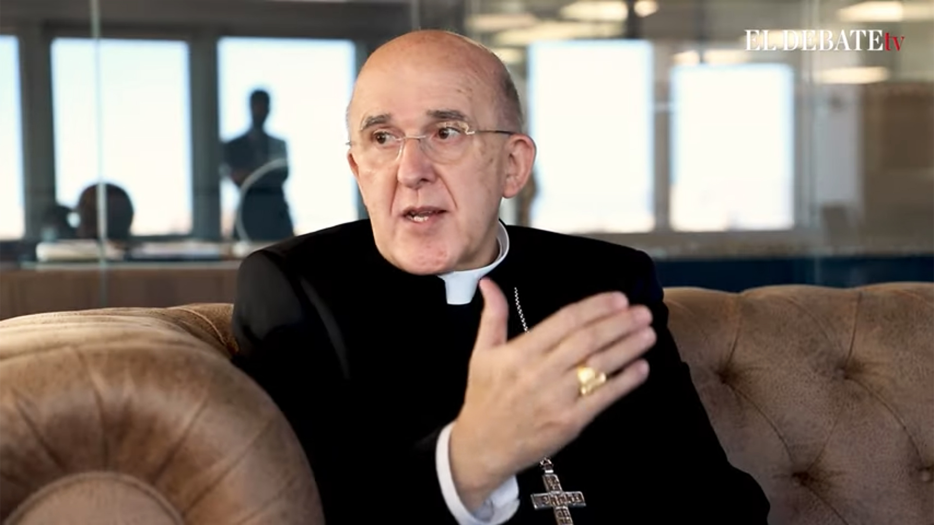 Cardinal Carlos Osoro Sierra, sa quarantaine l'empêche de se rendre à Rome pour la visite ad limina en janvier 2022 | capture Youtube / El Debate TV