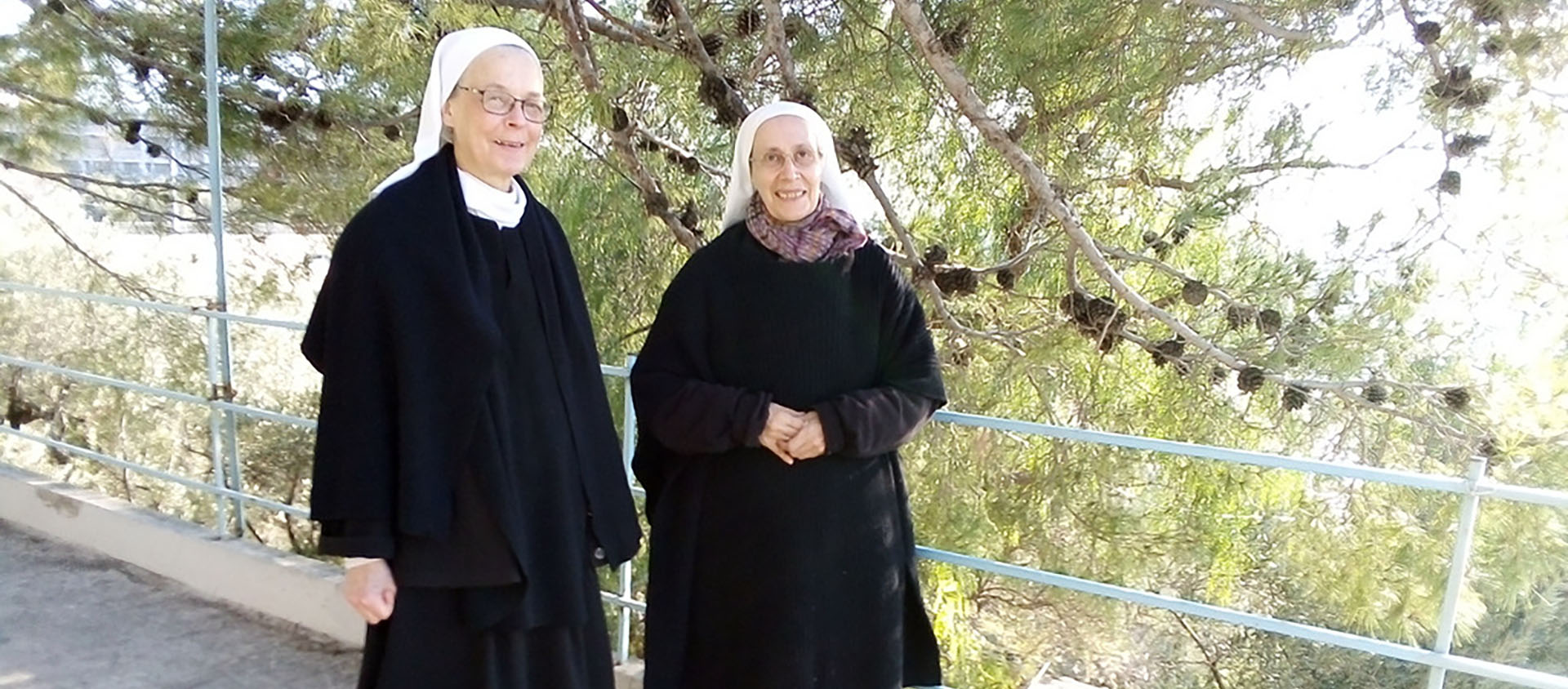 Sœur Marie et Sœur Marie-Bénédicte veulent ouvrir leur monastère aux pèlerins pour un temps de prière, avant les visites, ou à la fin du séjour en Terre Sainte | © Sœurs bénédictines de Notre-Dame du Calvaire
 