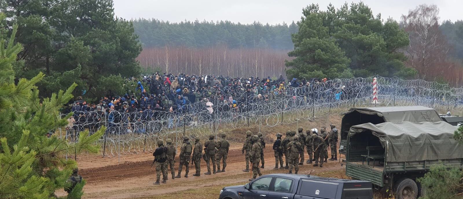 Le pape François est préoccupé par le sort des migrants en Europe du nord-est | (ici, à la frontière entre la Biélorussie et la Pologne) © Flickr/Kancelaria Premiera/CC BY-NC-ND 2.0