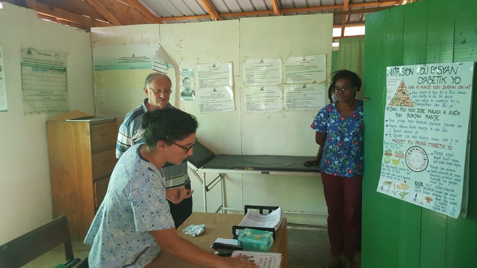 Mauro Clerici en visite au centre médical de Caritas à Madian (Haïti) où travaillent des collaborateurs de la CMSI. | © catt.ch