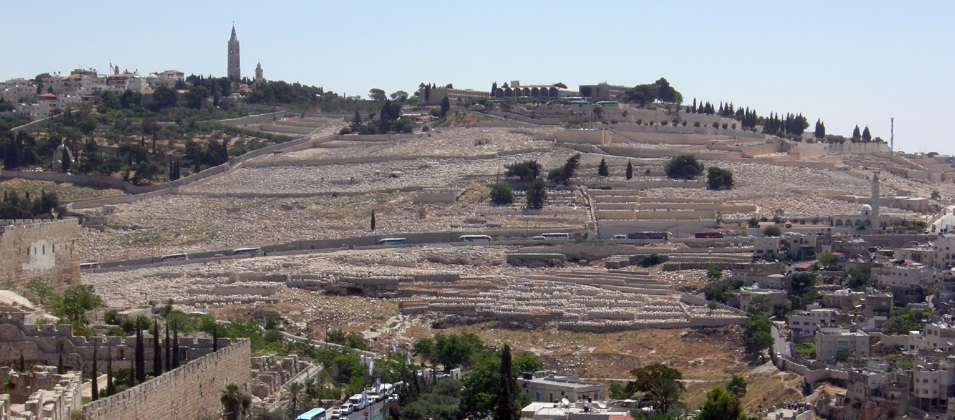 L’Autorité israélienne pour la Nature et les Parcs a pour l'instant renoncé à son projet de nationaliser le mont des Oliviers | © Wikipedia/Wilson44691/Domaine public