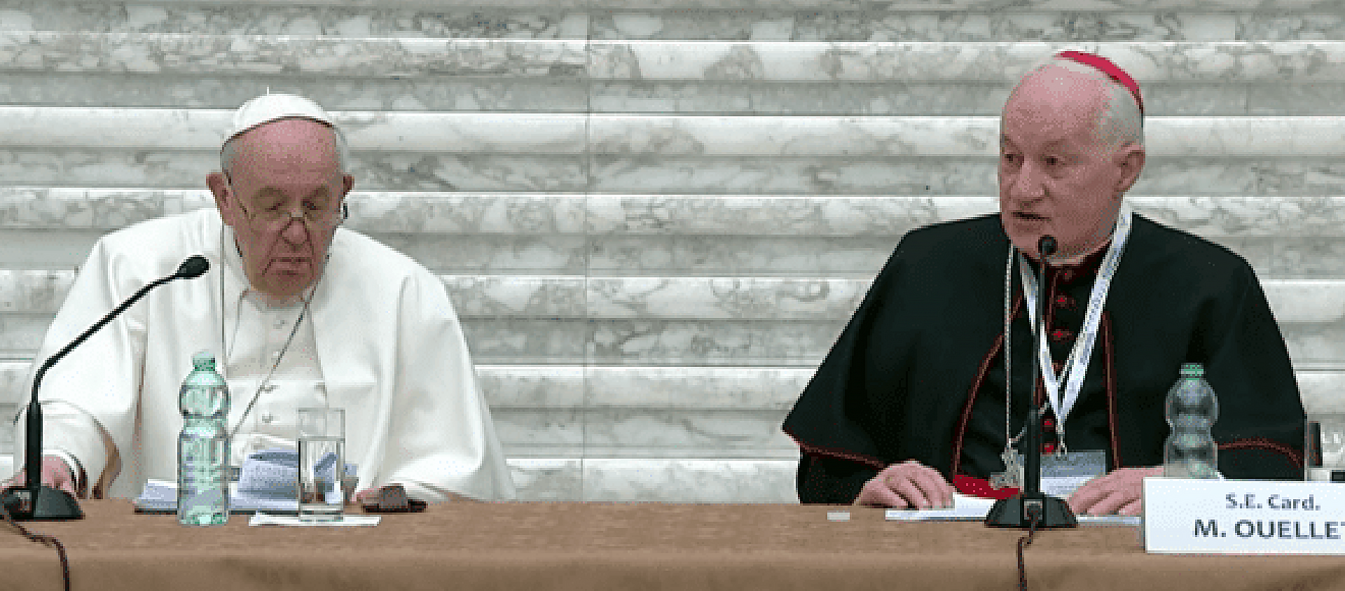 «Ce symposium prend acte du cri et de la colère du peuple de Dieu", a affirmé le cardinal Marc Ouellet | Capture-Ecran