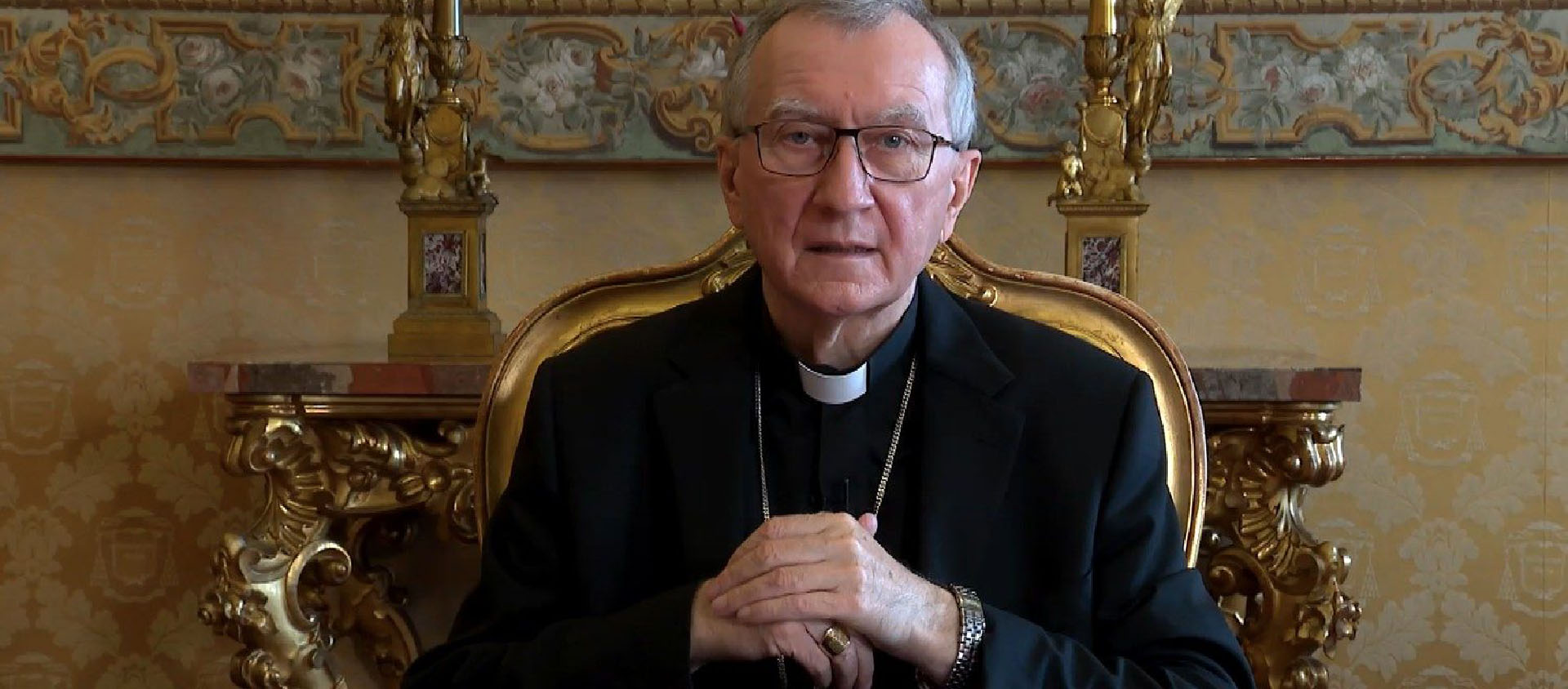 Le cardinal Parolin a fait part de son effroi à la perspective de l'extension du conflit | © Vatican News - Capture-écran