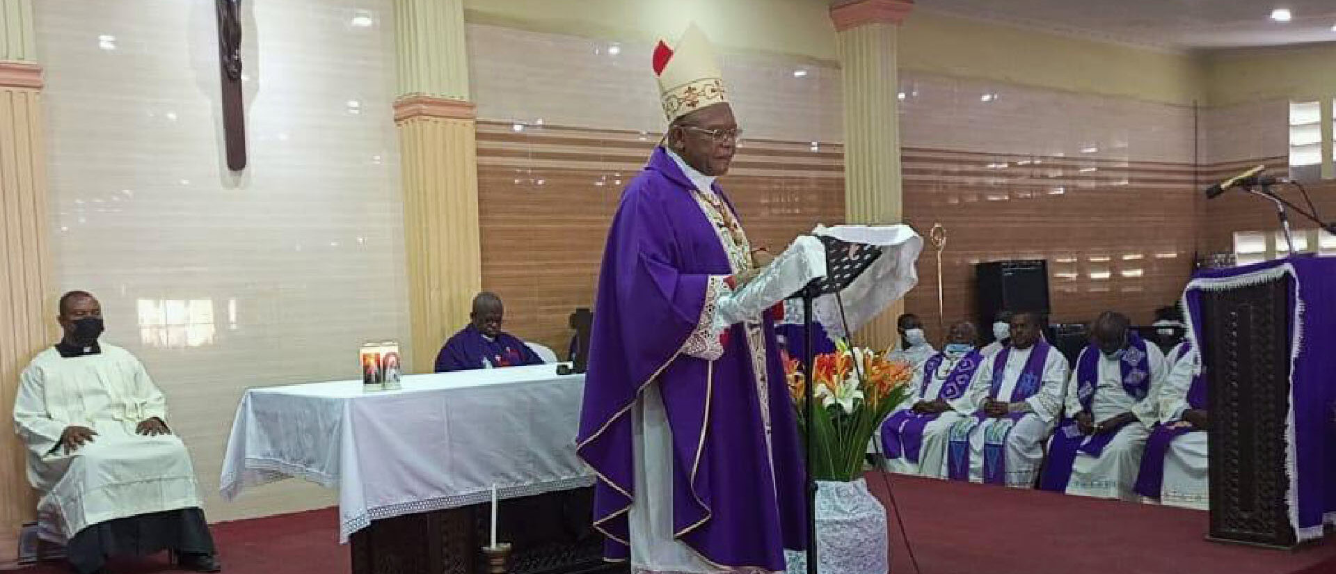 Le cardinal Fridolin Ambongo sera l'un des évêques de la RDC qui accueillera le pape en juillet | © Max Savi Carmel