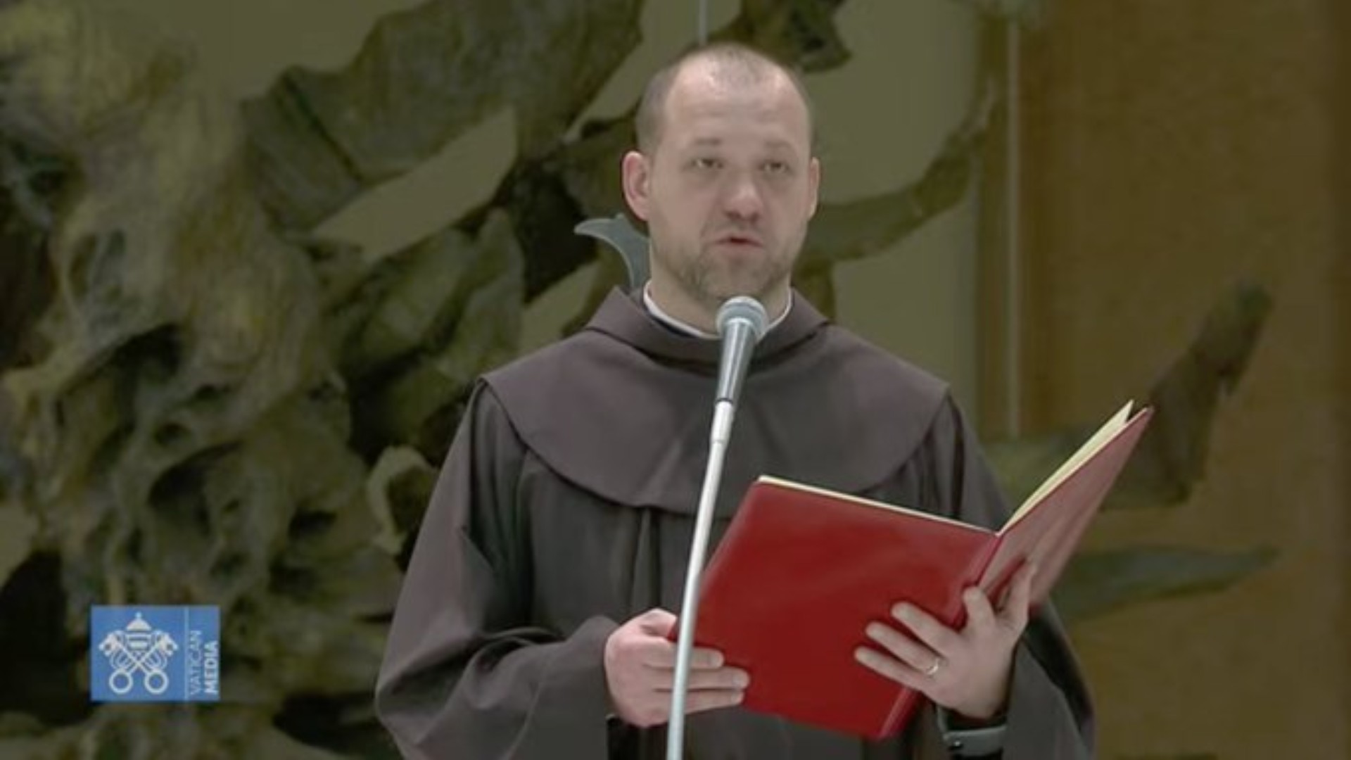 Le Frère franciscain ukrainien Marek Viktor Gongalo travaille à la secrétairerie d’Etat du Vatican | © Vatican Media