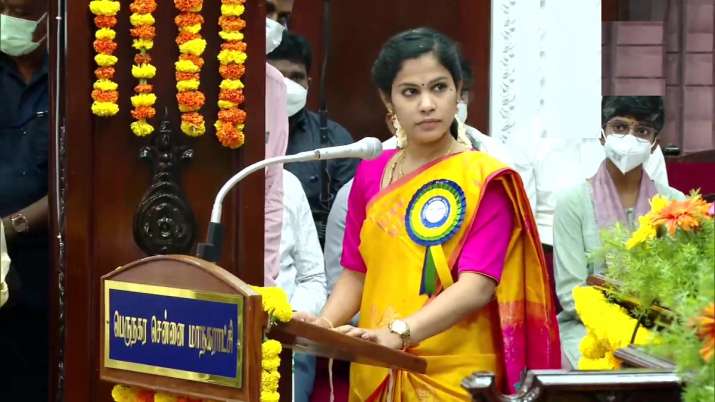 Prya Rajan est la première maire chrétienne dalit de Chennai | capture d'écran IndiaTV