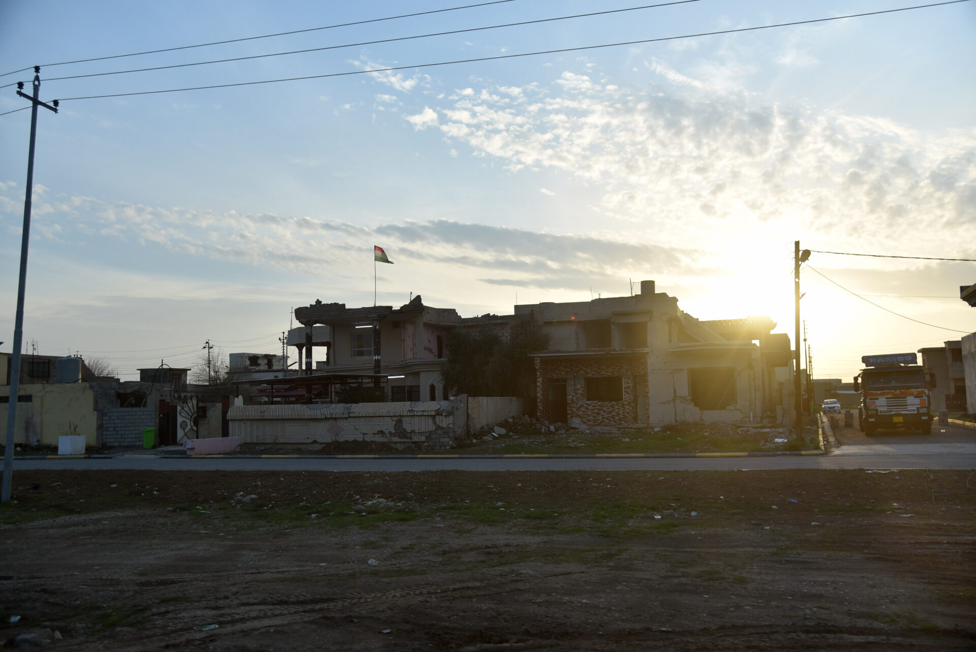 Les faubourgs de Betnaya (Irak) sont encore en partie dévastés | © Raphaël Zbinden