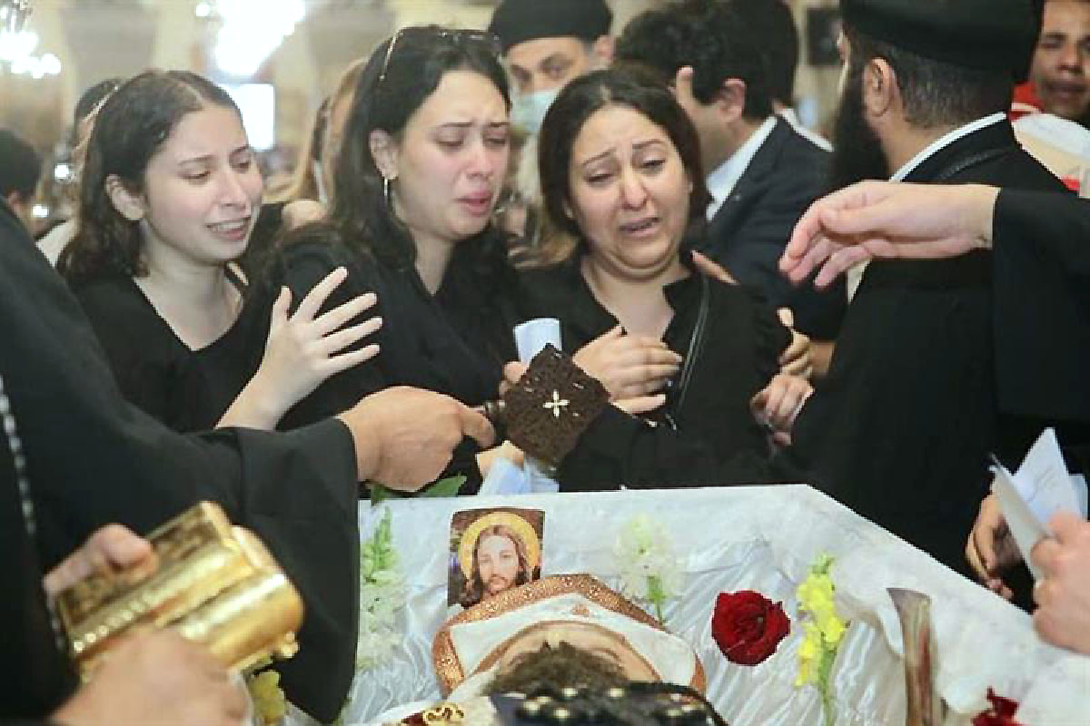 Les funérailles du prêtre copte orthodoxe, tué le 7 avril, ont eu lieu le lendemain | DR