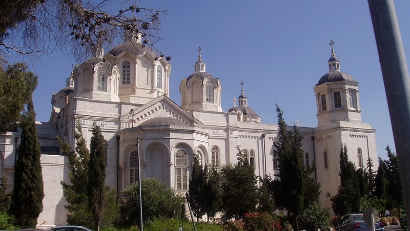 La cathédrale orthodoxe russe de  la Sainte Trinité à Jérusalem | wikimedia commons CC-BY-SA 2.0