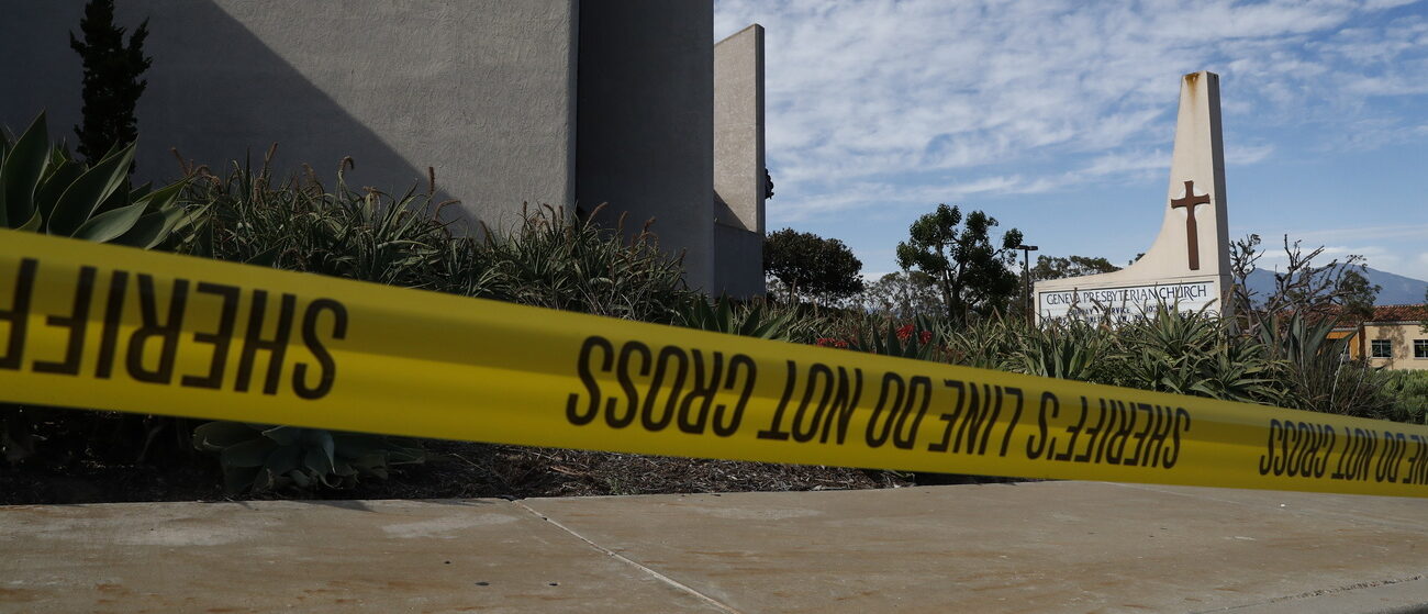 La Geneva Presbyterian Church, à Laguna Woods (Californie) a été le théâtre d'une fusillade | © EPA/CAROLINE BREHMAN/Keystone