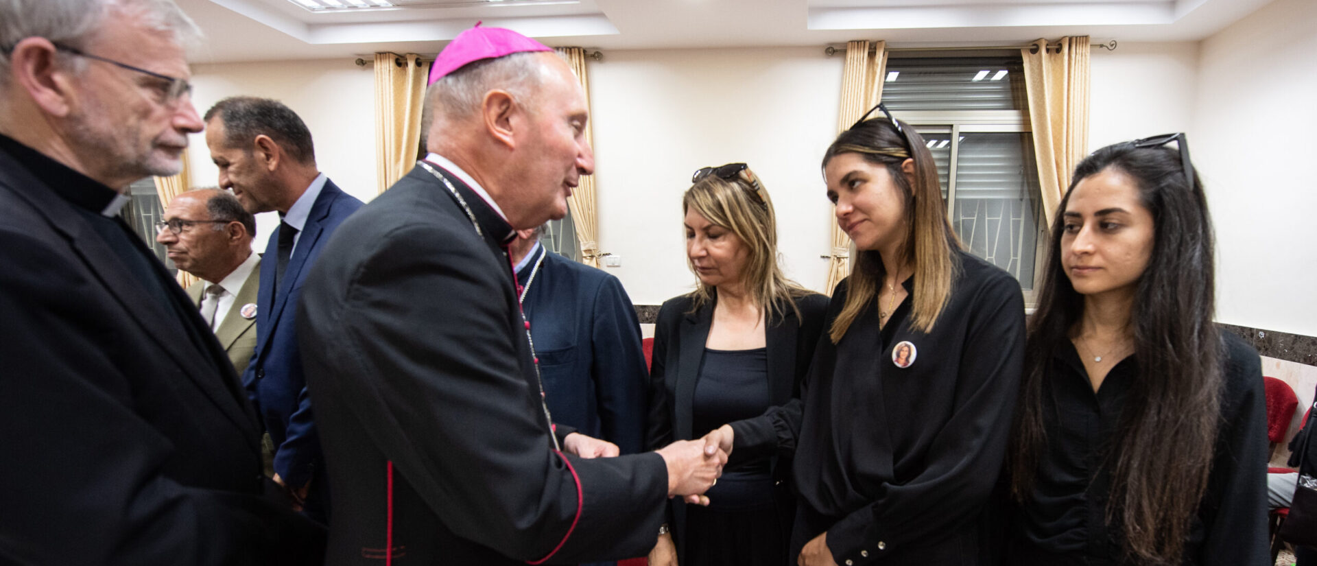Mgr Pierre Bürcher a rencontré la famille de la journaliste palestinienne Shireen Abu Akleh | © Catholic Church of England/Flickr/CC BY-NC-ND 2.0