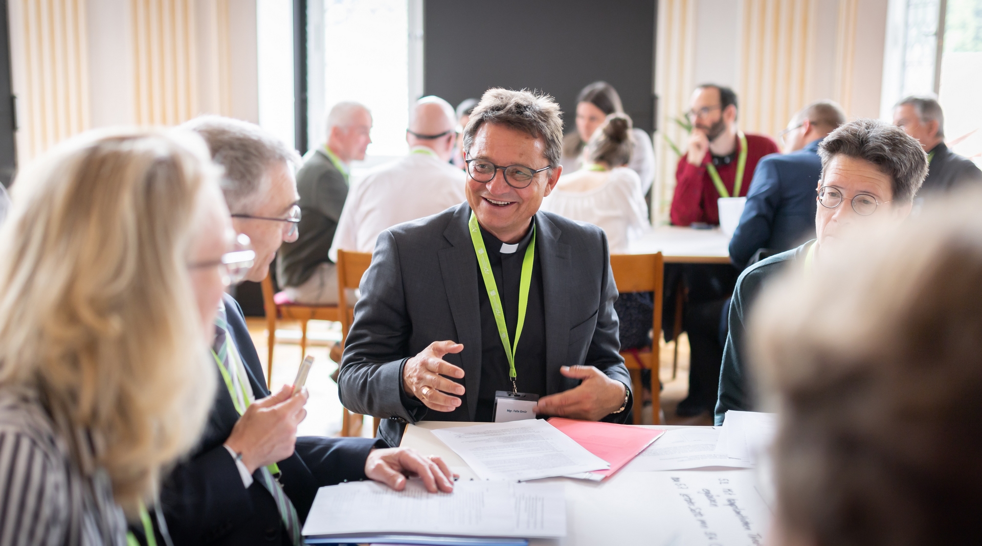 Mgr Felix Gmür lors de l'assemblée synodale suisse à Einsiedeln | © Christian Merz 