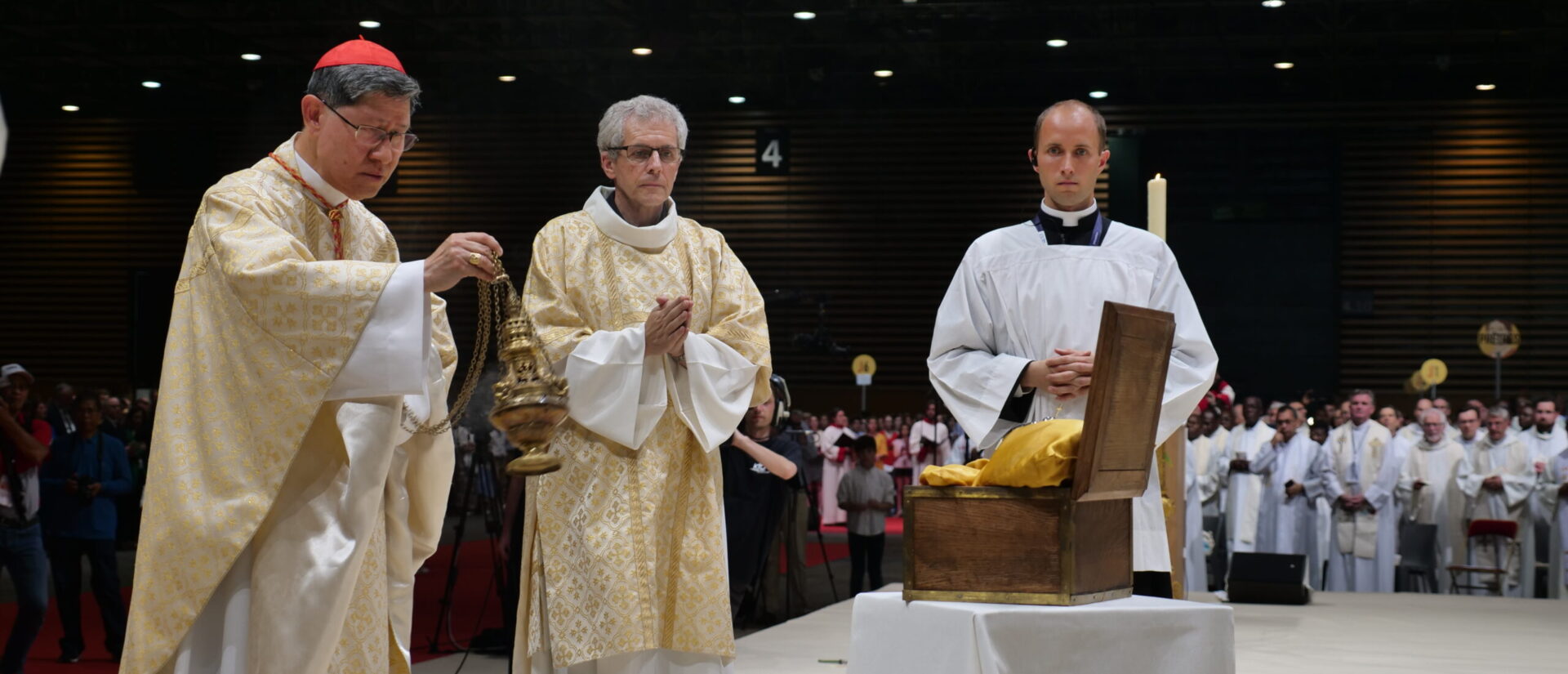 Le cardinal Antonio Tagle a présidé la messe de béatification de Paulin Jaricot, le 22 mai 2022 à Lyon | © Missio Suisse
