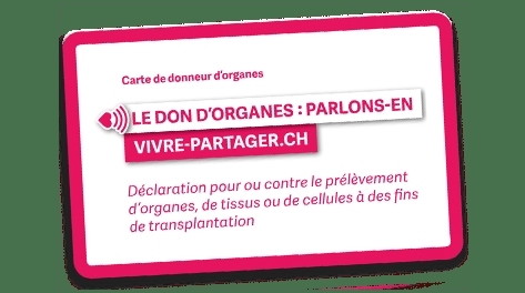 Les Suisses ont accepté le consentement présumé pour le don d'organes 