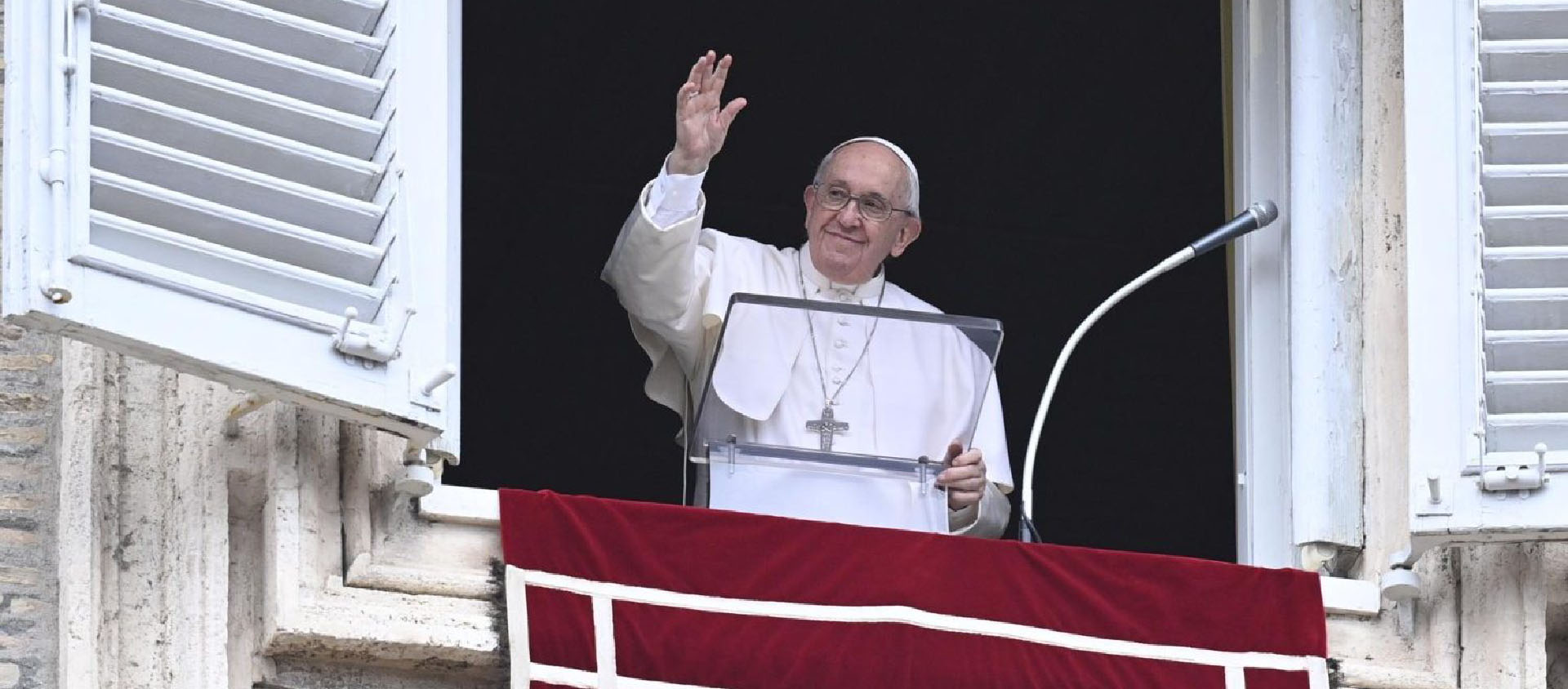 «Plus nous descendons dans l’humilité, plus Dieu nous élève», a déclaré le pape François lors de la prière de l’Angélus le 23 octobre 2022 | © Vatican Media