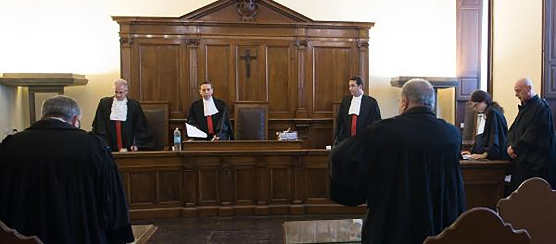 Deux juges viennent renforcer les effectifs du tribunal de la Cité du Vatican, ici lors du procès Martinelli en 2021 | © Vatican Media