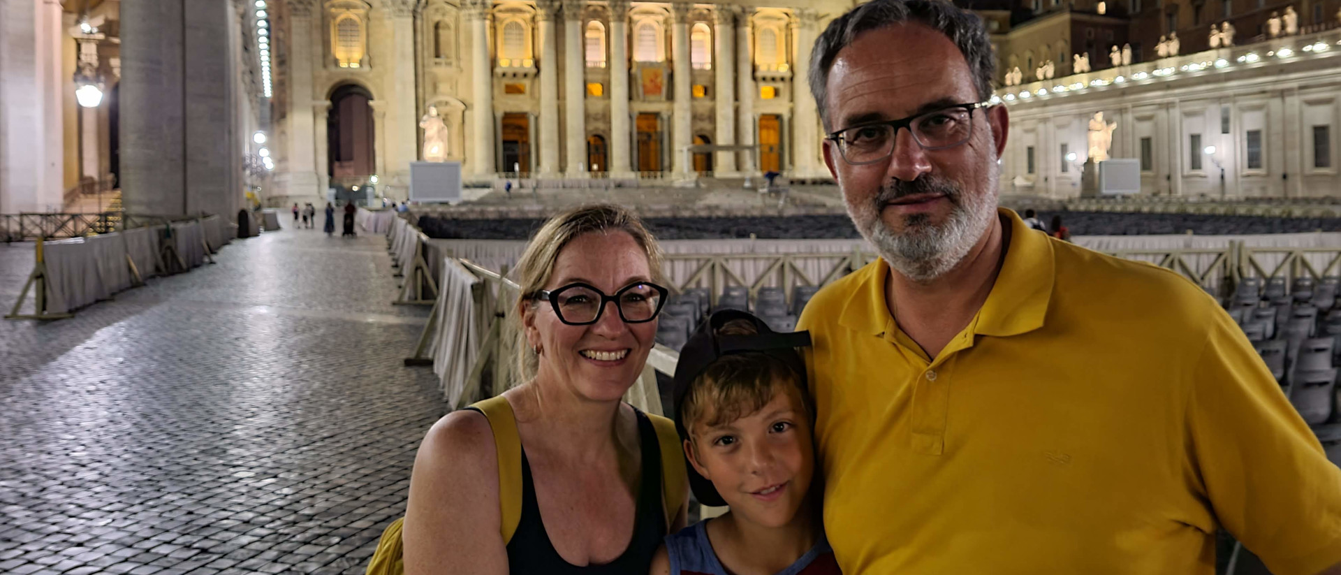 Lara Frasconi et Andrea Ricci ont  vécu la Rencontre mondiale des familles avec leur plus jeune fils | DR