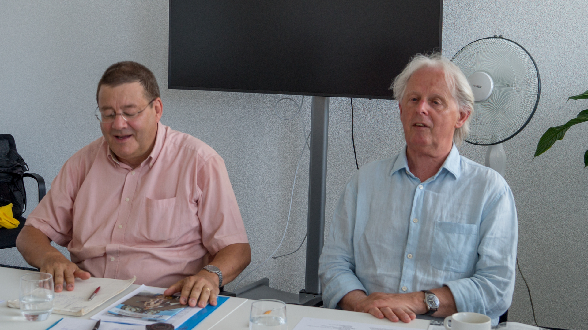 Melchior Etlin, administrateur et Markus Vögtlin, président de la SKPV | © Maurice Page 